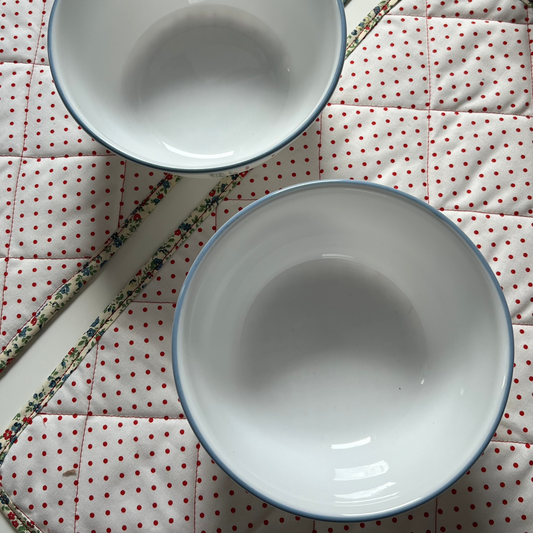 Large pasta bowls