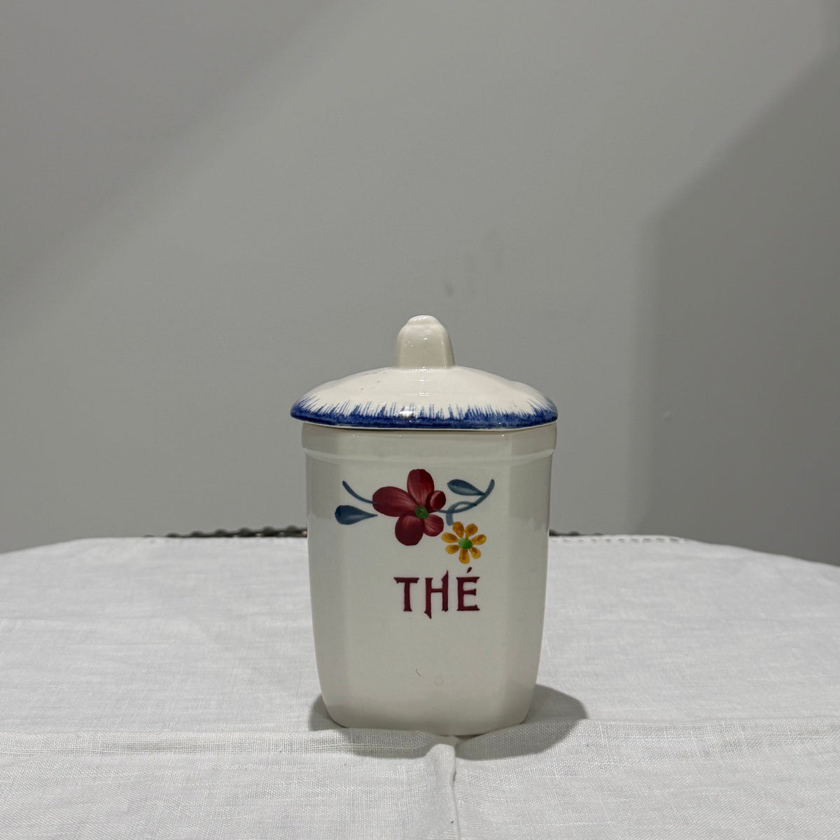 Set of Vintage Canister | Blue Flowers