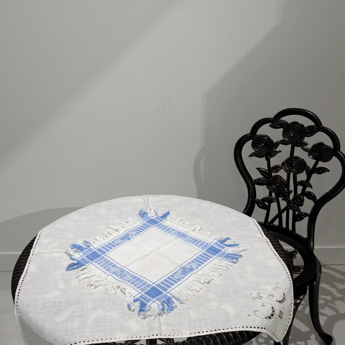 Blue French  Vintage Napkins