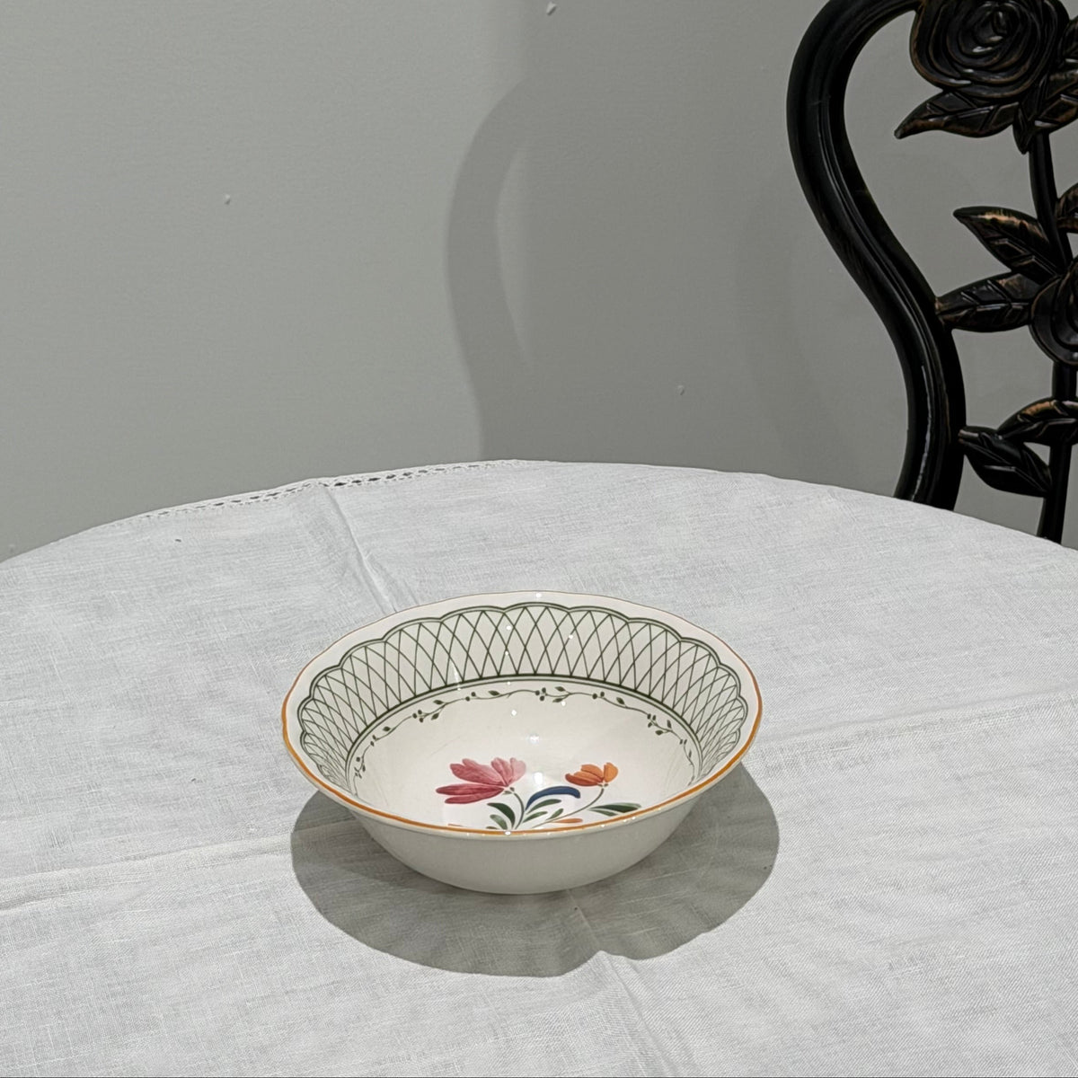 Yellow Floral Bowl