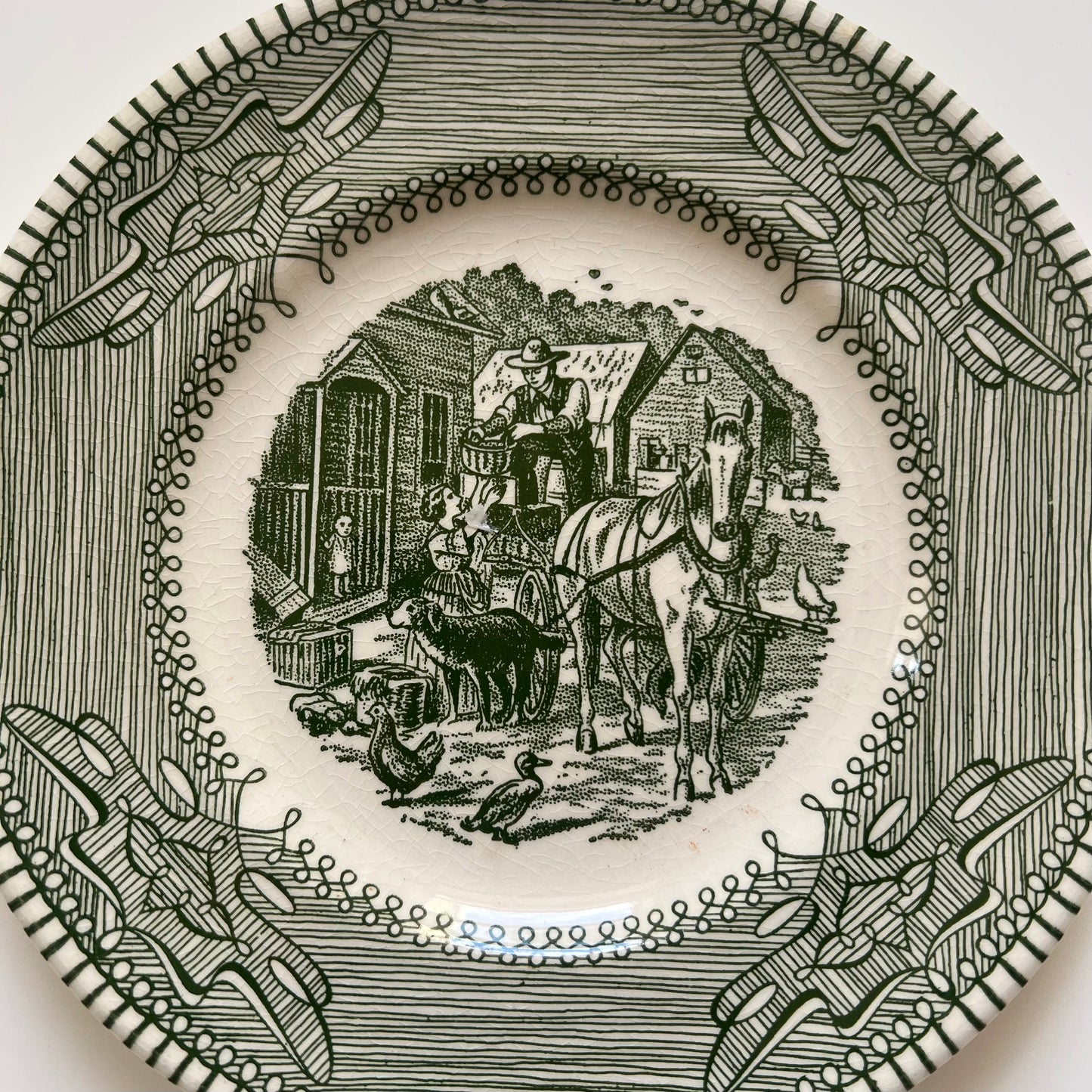 Vintage Plate - Farmhouse